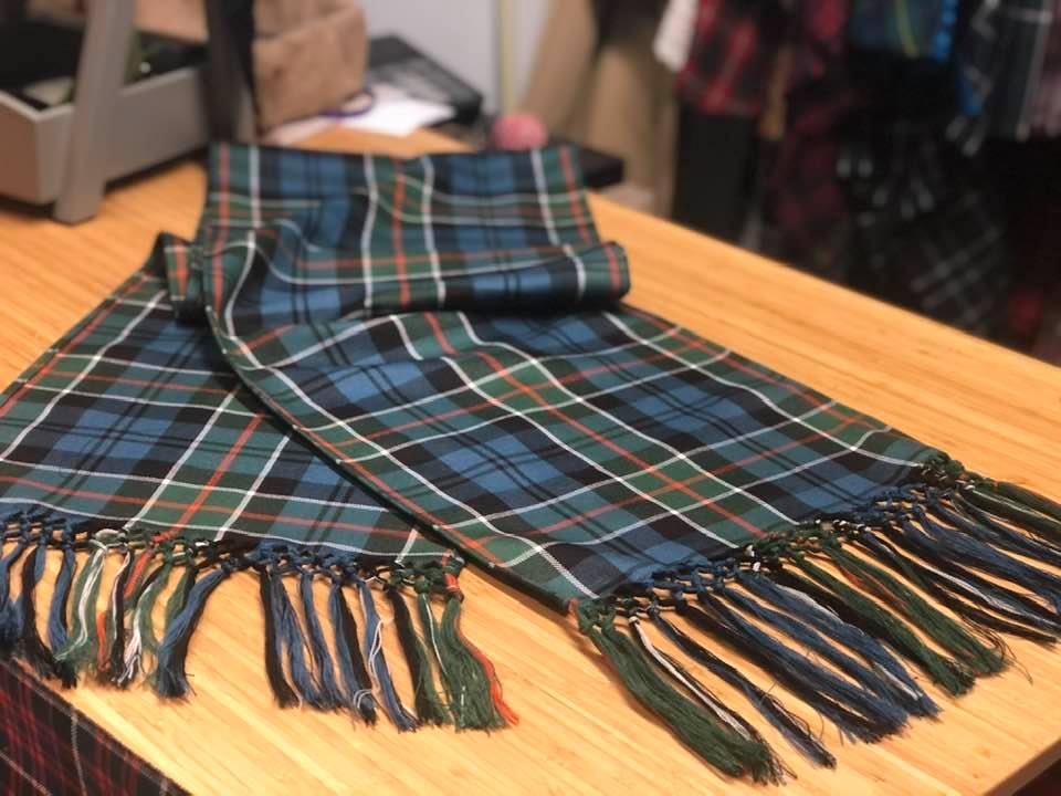 Colquhoun Ancient Hand Knotted Tartan Sash