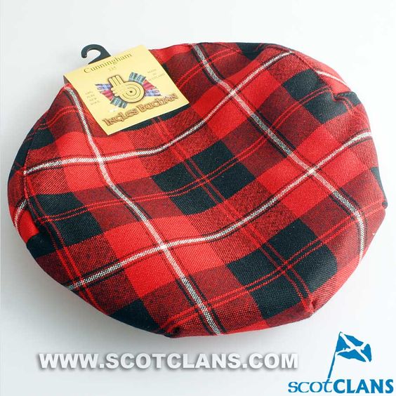 Pure Wool Golf Cap in Cunningham Modern Tartan