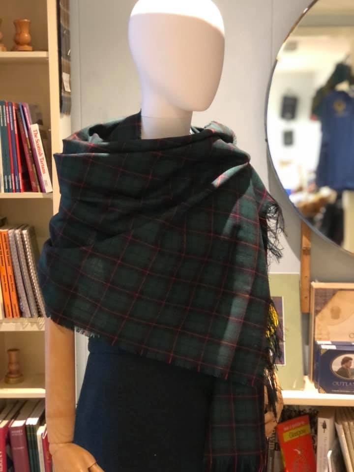 Davidson Modern Tartan Wool Stole