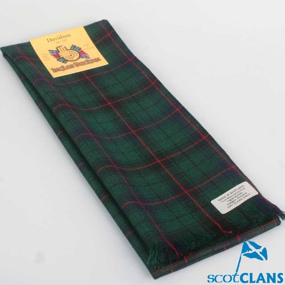 Wool Scarf in Davidson Modern Tartan