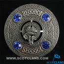 Douglas Clan Crest Pewter Plaid Brooch