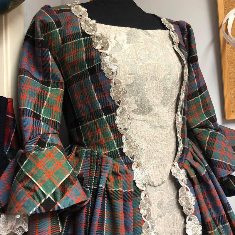 18th Century Tartan Gown - Custom Made in Your Tartan
