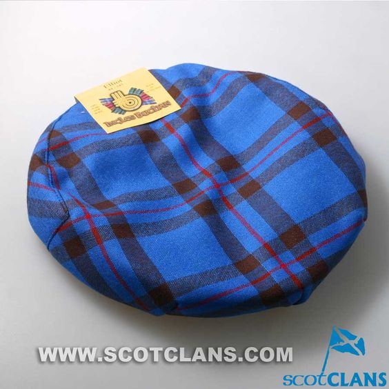 Pure Wool Golf Cap in Elliot Modern Tartan