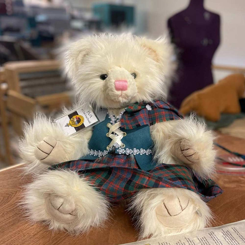 Eva The Highland Dancer -  Ancestral Bear in any Tartan
