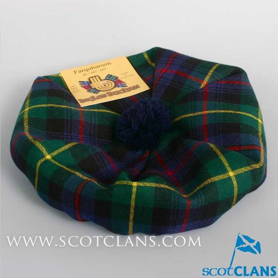 Wool Tam in Farquharson Modern Tartan