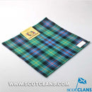 Wool Tartan Pocket Square in Farquharson Ancient Tartan