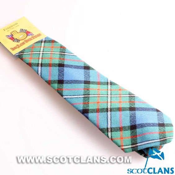 Pure Wool Tie in Ferguson Ancient Tartan