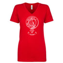 Fletcher Clan Crest Ladies Ouline T-Shirt