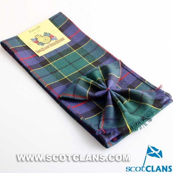 Wool Mini Sash in Forsyth Modern Tartan