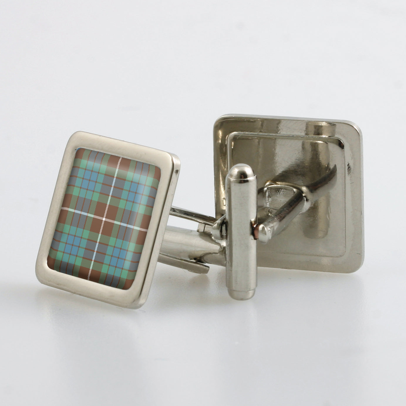 Fraser Hunting Ancient Tartan Cufflinks - Choose Your Shape