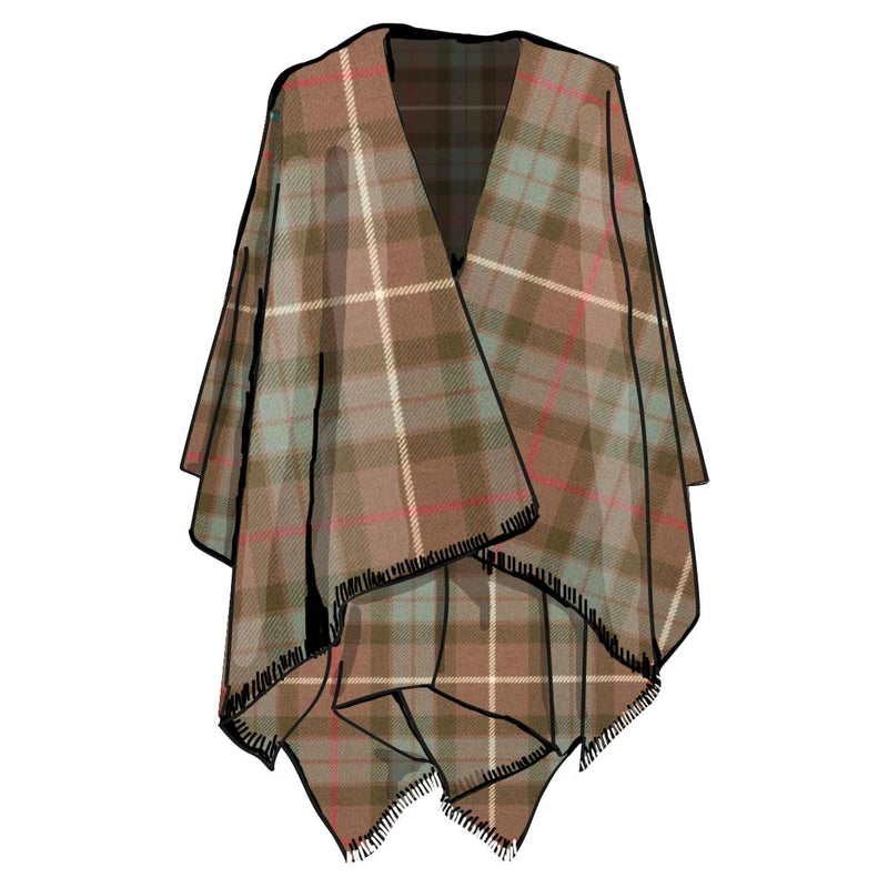 Fraser Hunting Weathered Lightweight Wool Serape