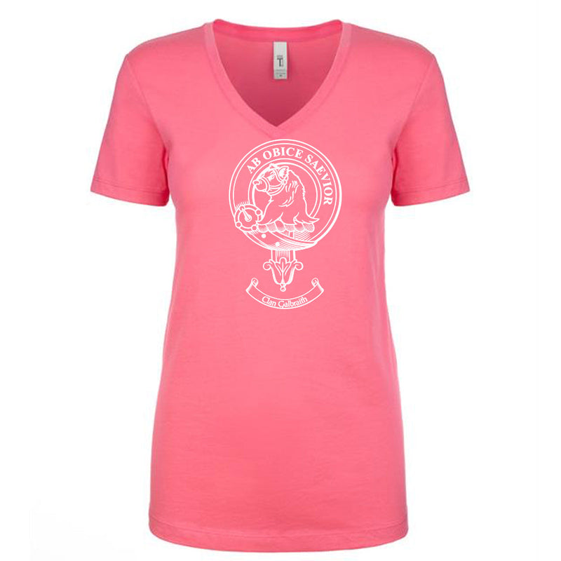 Galbraith Clan Crest Ladies Ouline T-Shirt