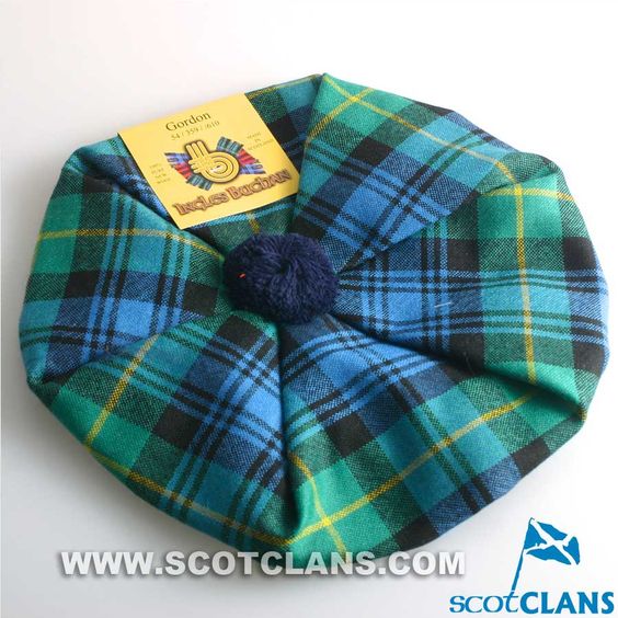 Unisex Wool Tam in Gordon Ancient Tartan