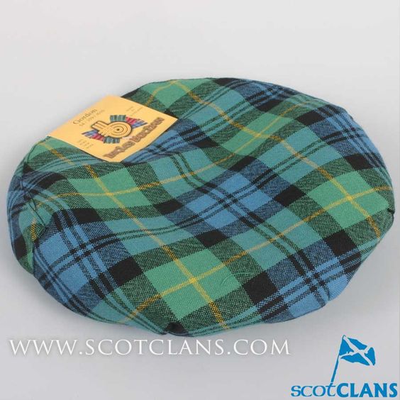 Pure Wool Golf Cap in Gordon Ancient Tartan