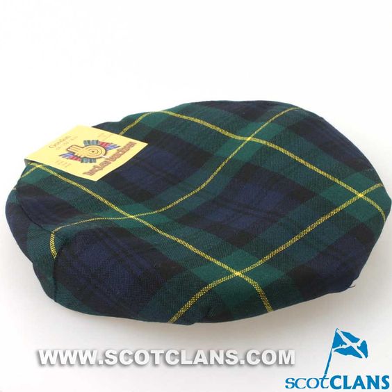 Pure Wool Golf Cap in Gordon Modern Tartan