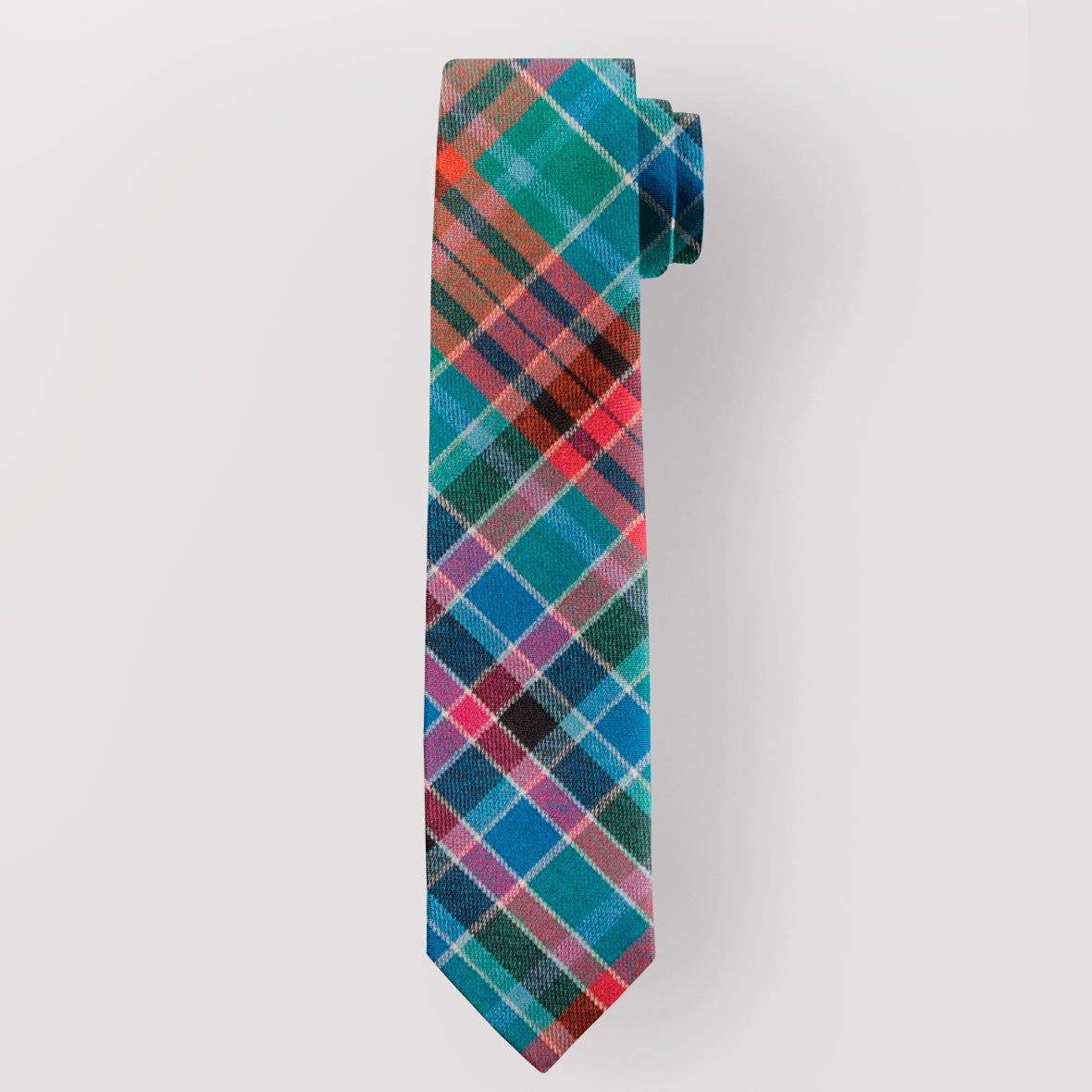 Pure Wool Tie in Gordon Red Ancient Tartan.