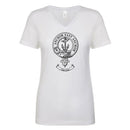 Gray Clan Crest Ladies Ouline T-Shirt