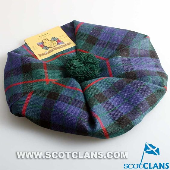 Unisex Wool Tam in Gunn Modern Tartan