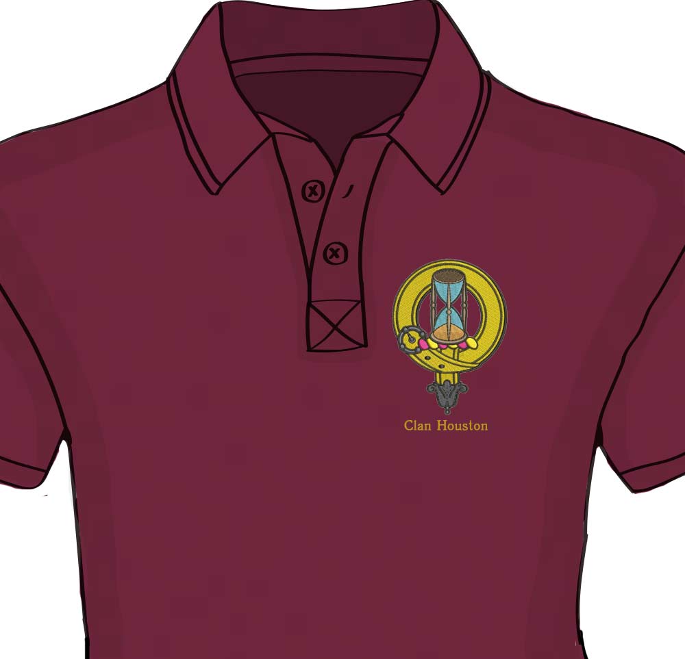 Houston Clan Crest Embroidered Polo