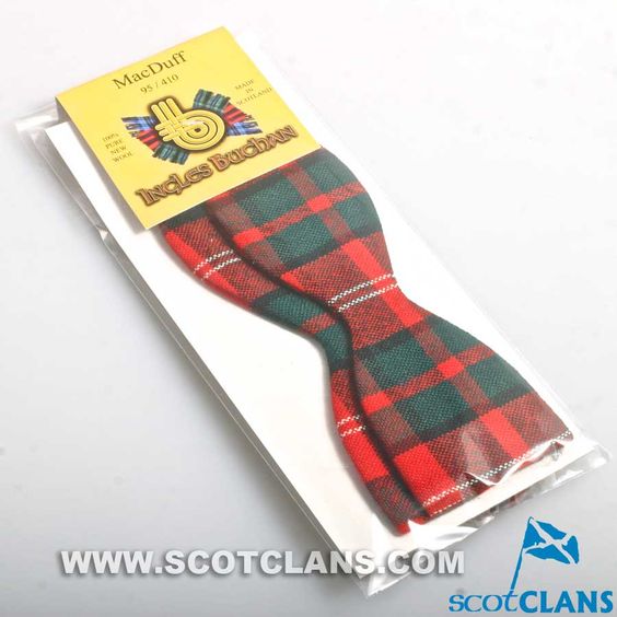 MacDuff Modern Tartan Self Tie Bow Tie