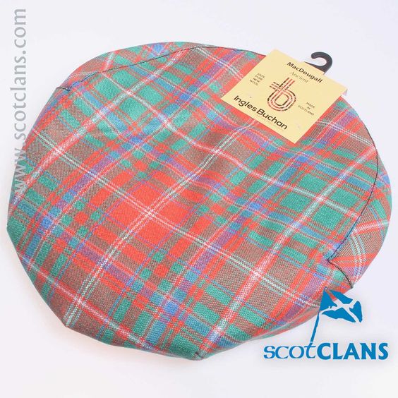 Pure Wool Golf Cap in MacDougall Ancient Tartan