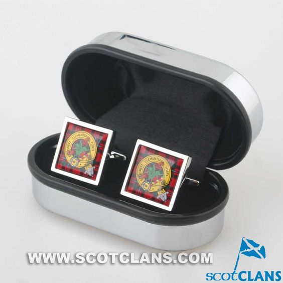 Maule Clan Crest Cufflinks.