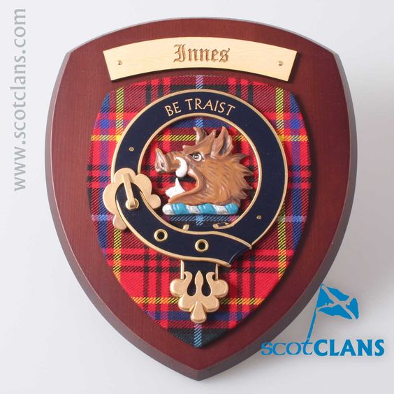 Innes Clan Crest Plaque