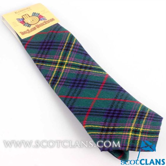 Pure Wool Tie in Kennedy Modern Tartan