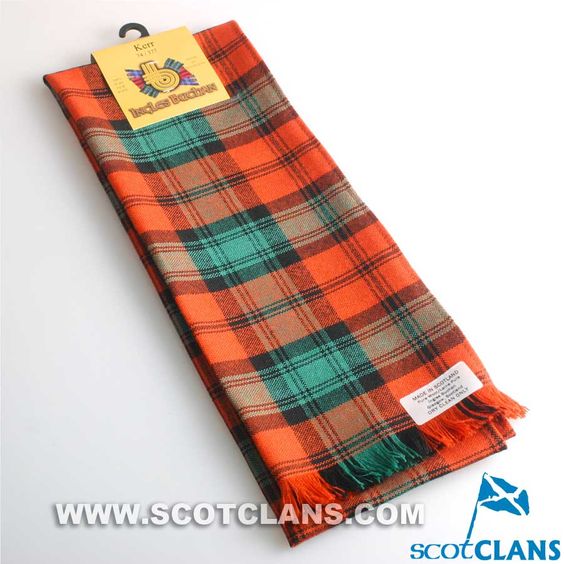 Wool Scarf in Kerr Ancient Tartan