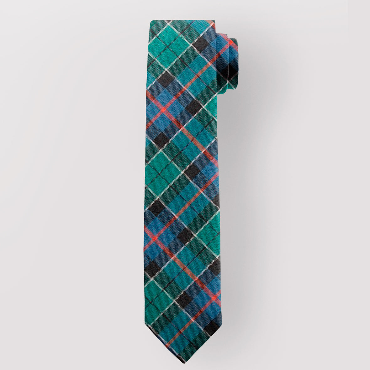 Pure Wool Tie in Leslie Hunting Ancient Tartan.