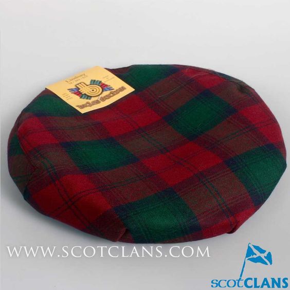 Pure Wool Golf Cap in Lindsay Modern Tartan