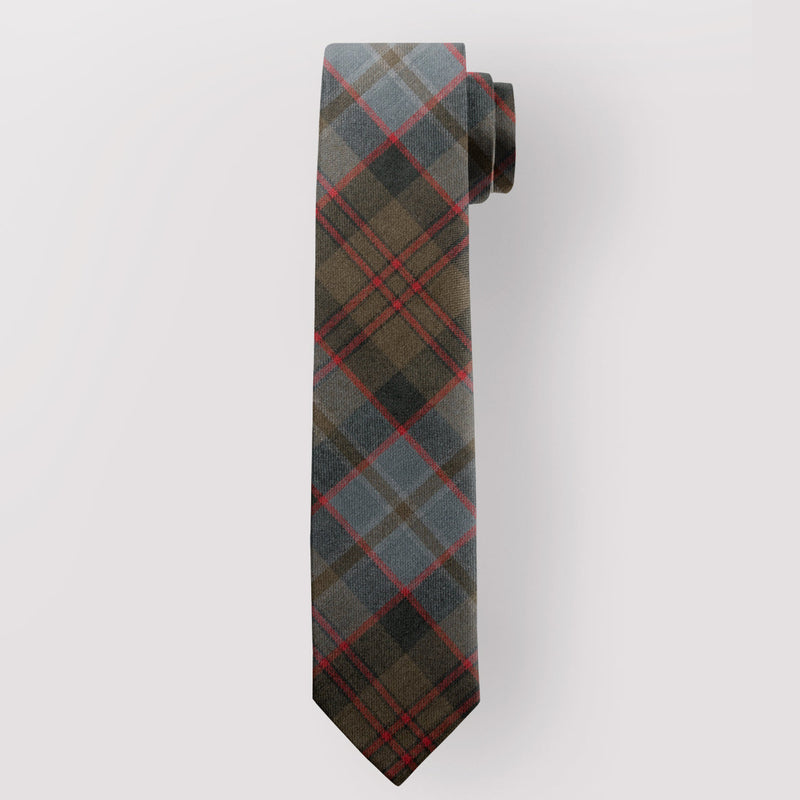 Pure Wool Tie in Lochaber Weathered Tartan.