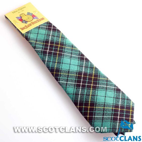 Pure Wool Tie in MacAlpine Ancient Tartan