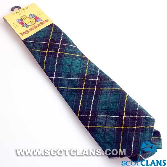 Pure Wool Tie in MacAlpine Modern Tartan