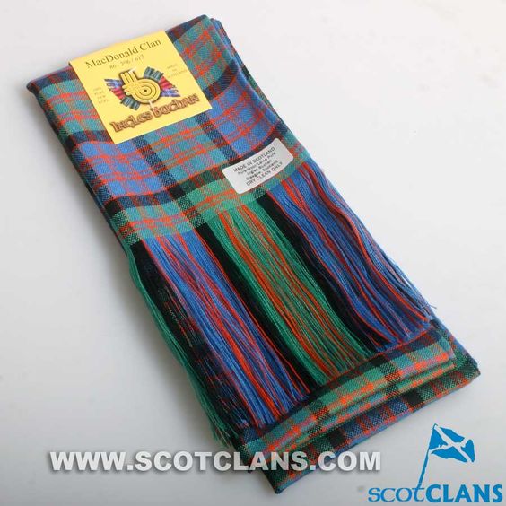 Full Length Sash in MacDonald Ancient Tartan