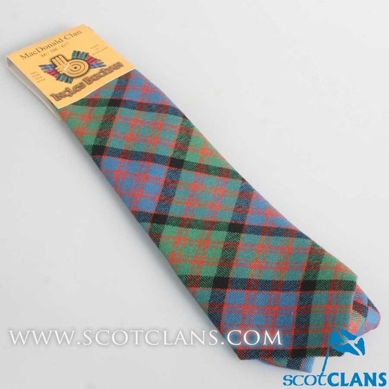 Pure Wool Tie in MacDonald Ancient Tartan