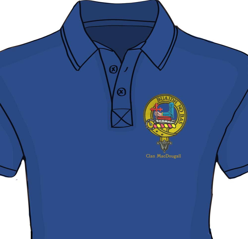 MacDougall Clan Crest Embroidered Polo