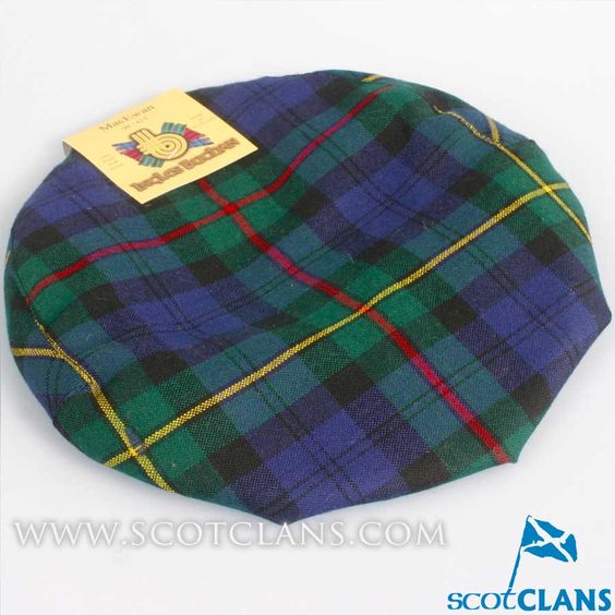 Pure Wool Golf Cap in MacEwan Modern Tartan