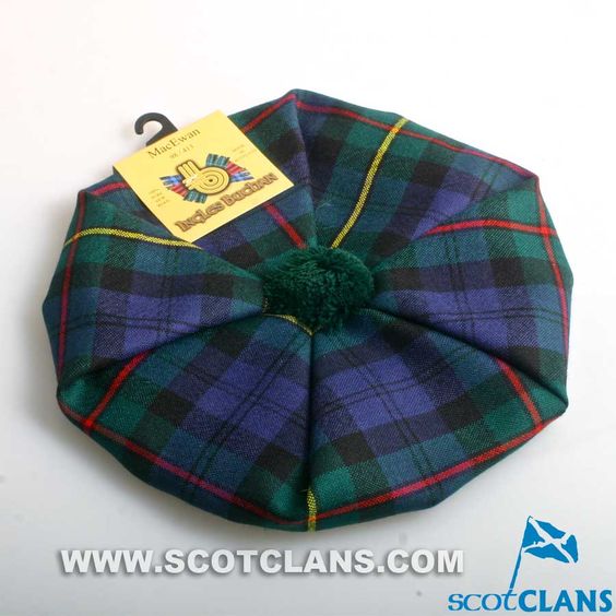 Pure Wool Tam in MacEwan Modern Tartan