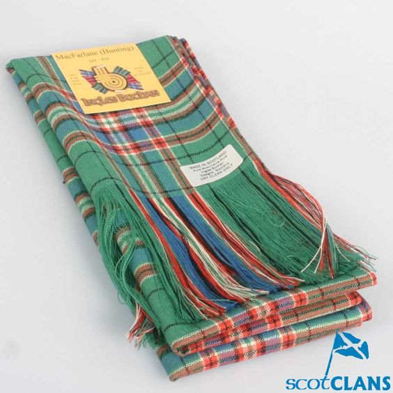 Full Length Sash in MacFarlane Hunting Ancient Tartan