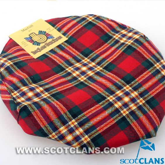 Pure Wool Golf Cap in MacGill Modern Tartan