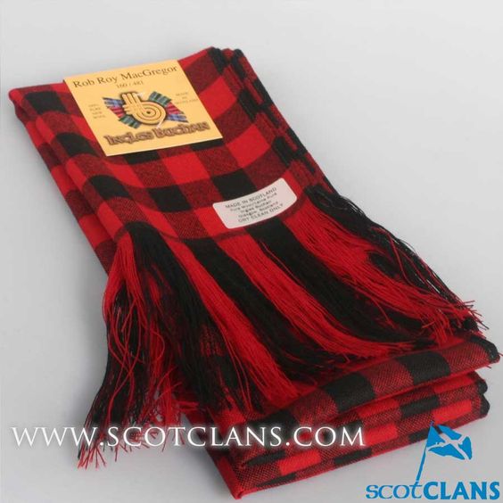 Full Length Sash in Rob Roy MacGregor Modern Tartan