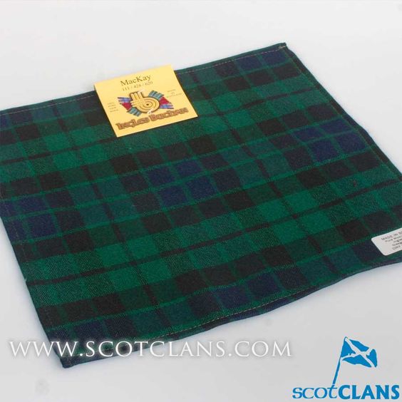 Wool Tartan Pocket Square in MacKay Modern Tartan