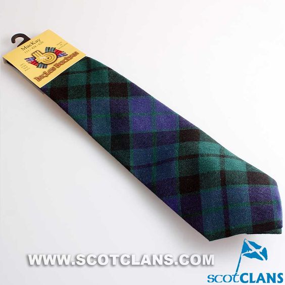 Pure Wool Tie in MacKay Modern Tartan