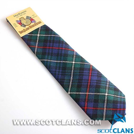 Pure Wool Tie in MacKenzie Modern Tartan