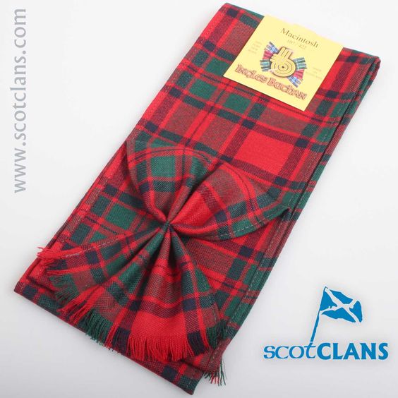 Wool Mini Sash in MacIntosh Modern Tartan