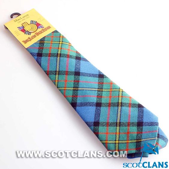 Pure Wool Tie in MacLaren Ancient Tartan