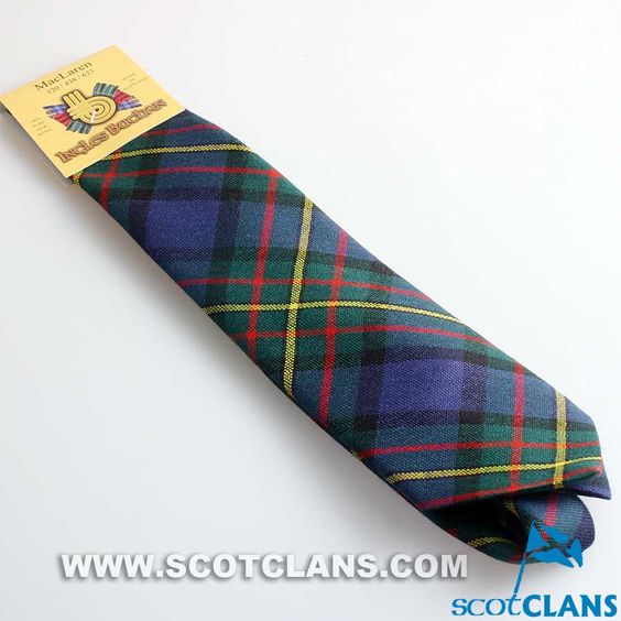 Pure Wool Tie in MacLaren Modern Tartan