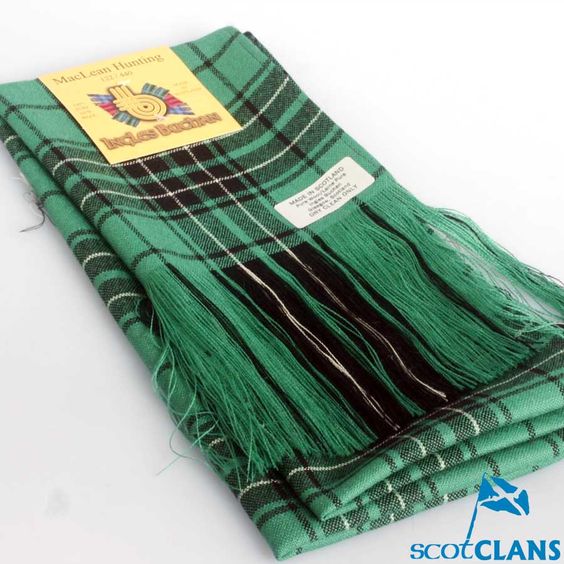 Wool Tartan Full Length MacLean Hunting Ancient Tartan