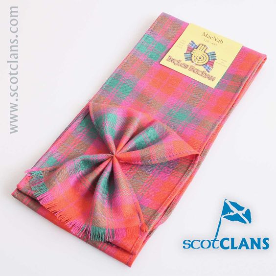 Wool Mini Sash in MacNab Ancient Tartan